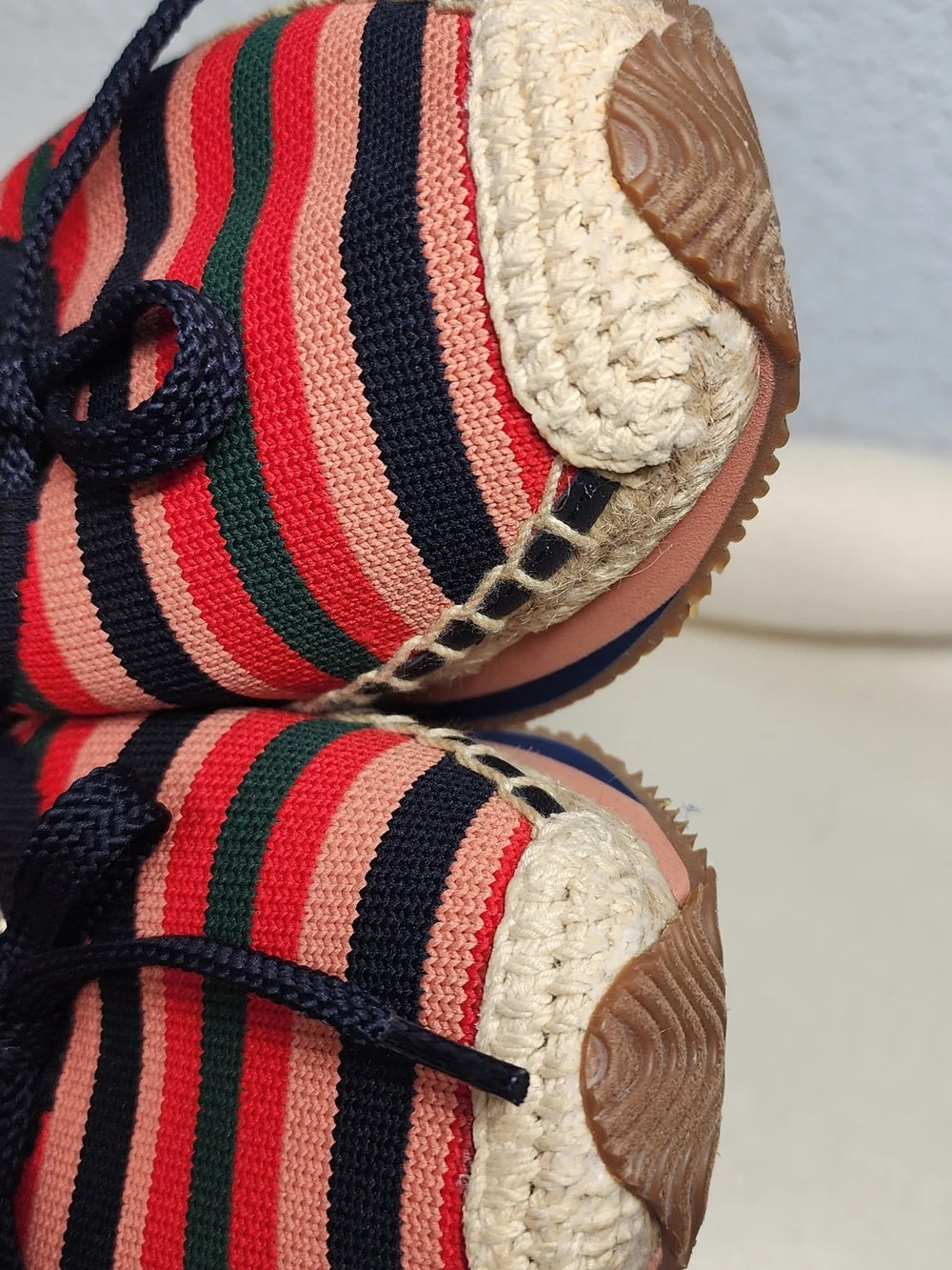Tory Burch Daisy Sport Ballet Stripes Size 7.5